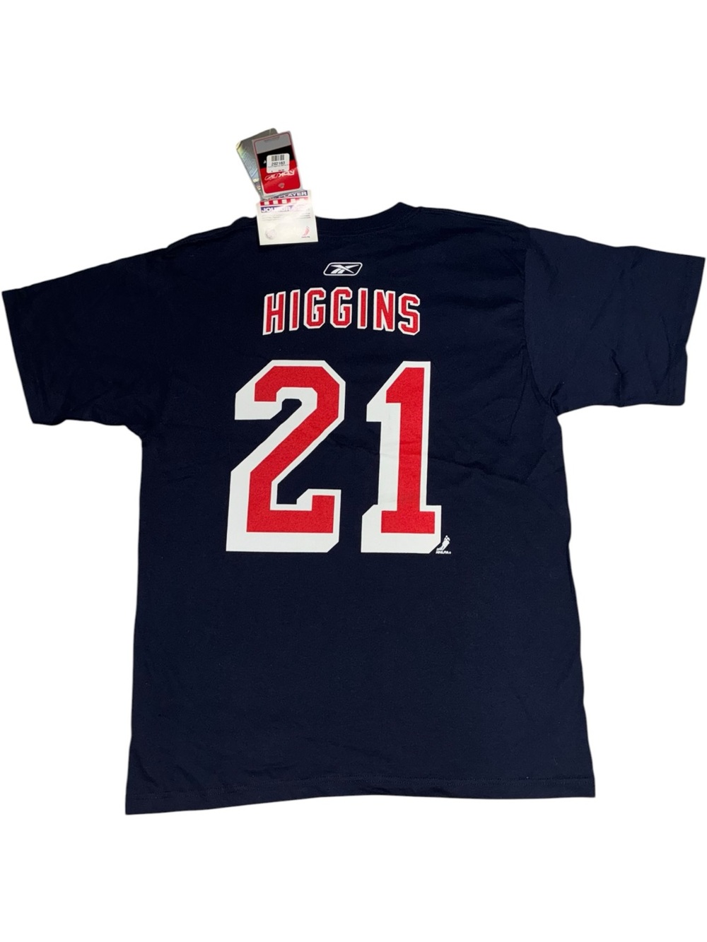Reebok NHL Vintage Graphic 'Higgins 21' Short Sleeve Tee